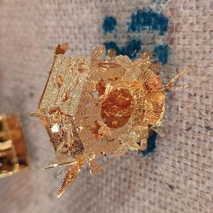 23kt Gold Danbury Mint Ornament - 2001 Home Sweet Home